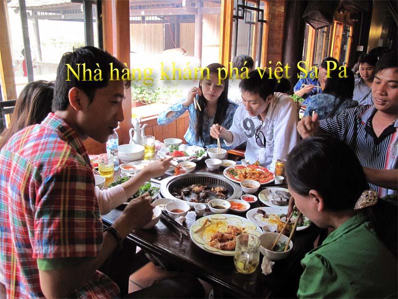 Món nướng tại Nhà hàng Khám Phá Việt Sa pa
